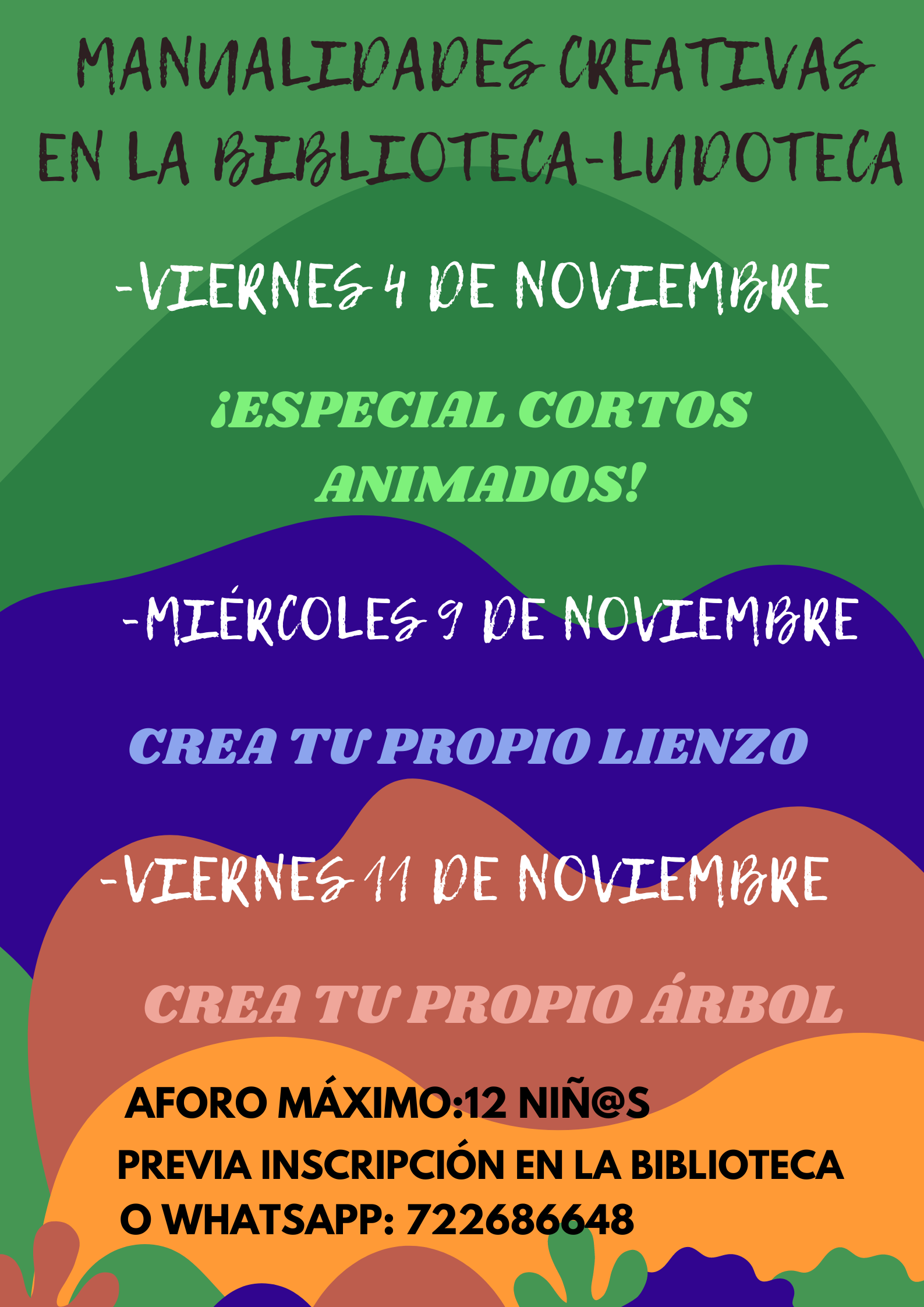 ACTIVIDADES PARA NI S NOVIEMBRE BIBLIOTECA LUDOTECA