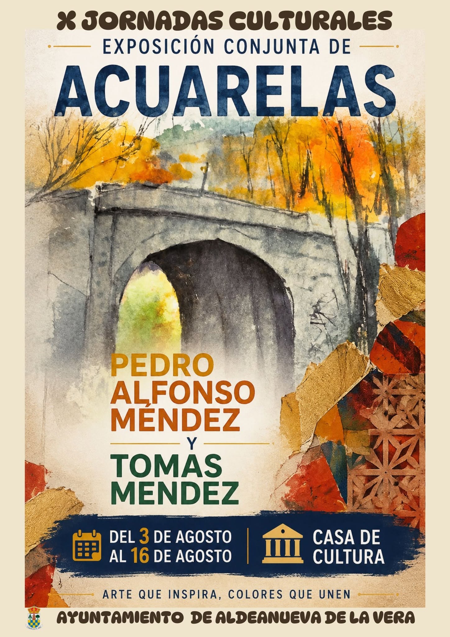 EXPOSICIONES DE PINTURA, ESCULTURA Y ACUARELA