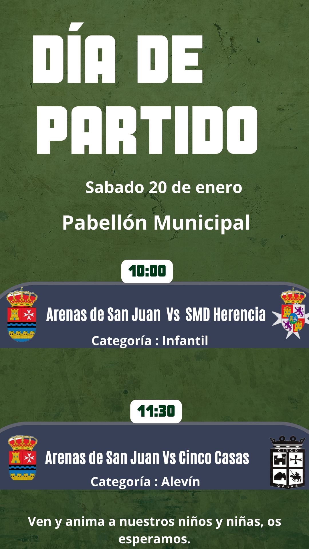 Partidos de futbol mañana