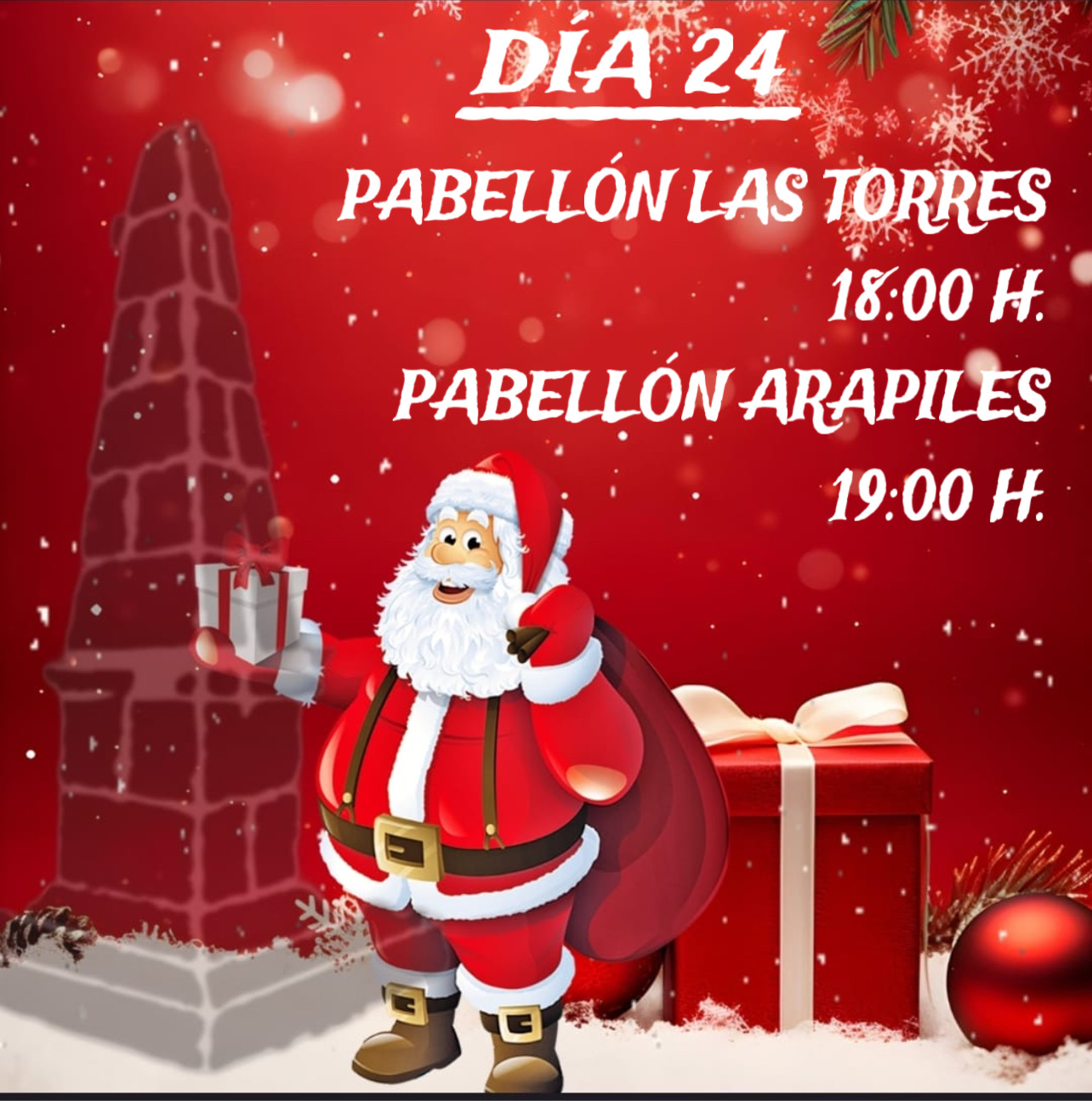 LLEGADA DE PAPÁ NOEL