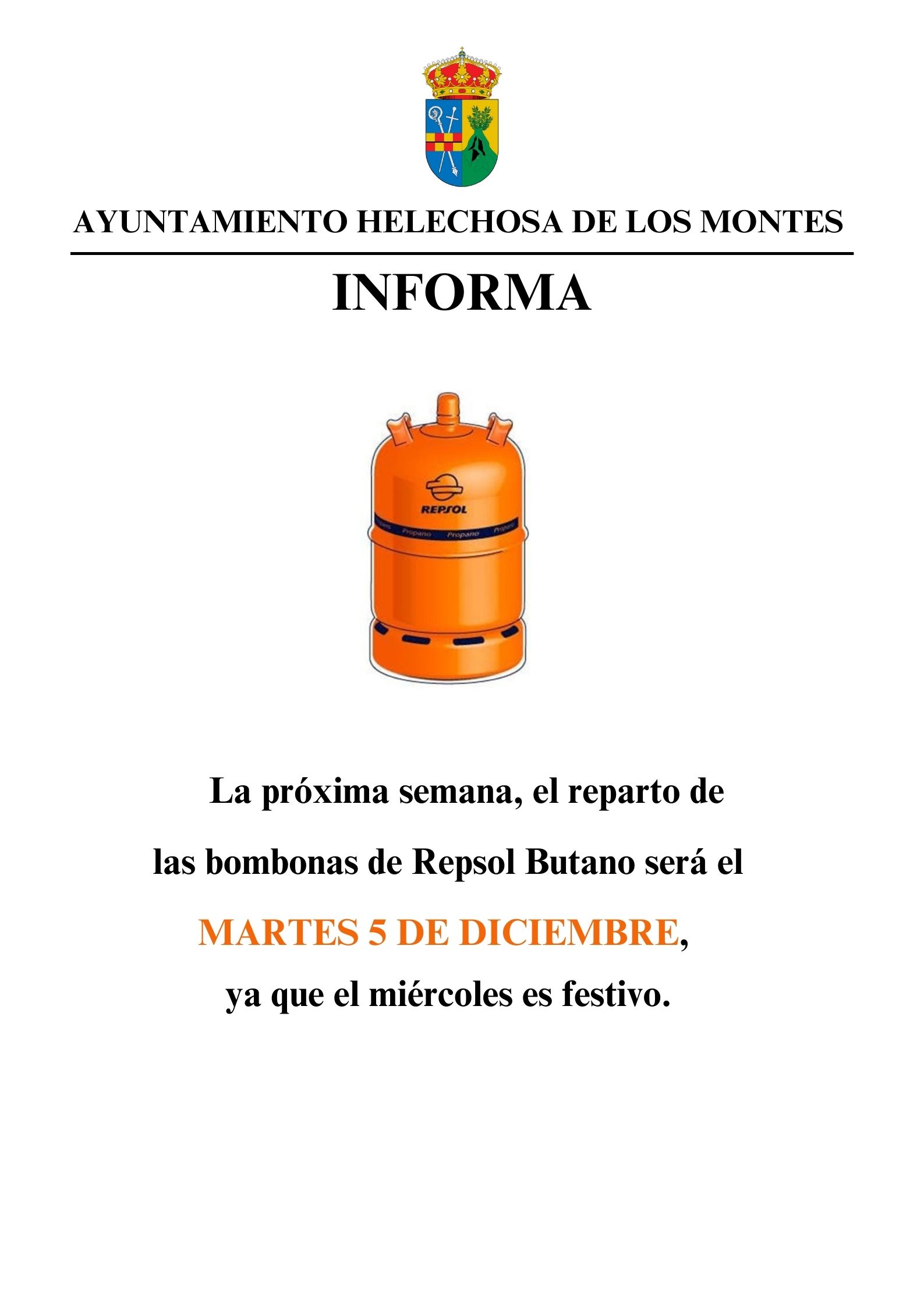 Cambio del precio de la bombona de butano en noviembre: esta es la fecha en  la que se efectuará