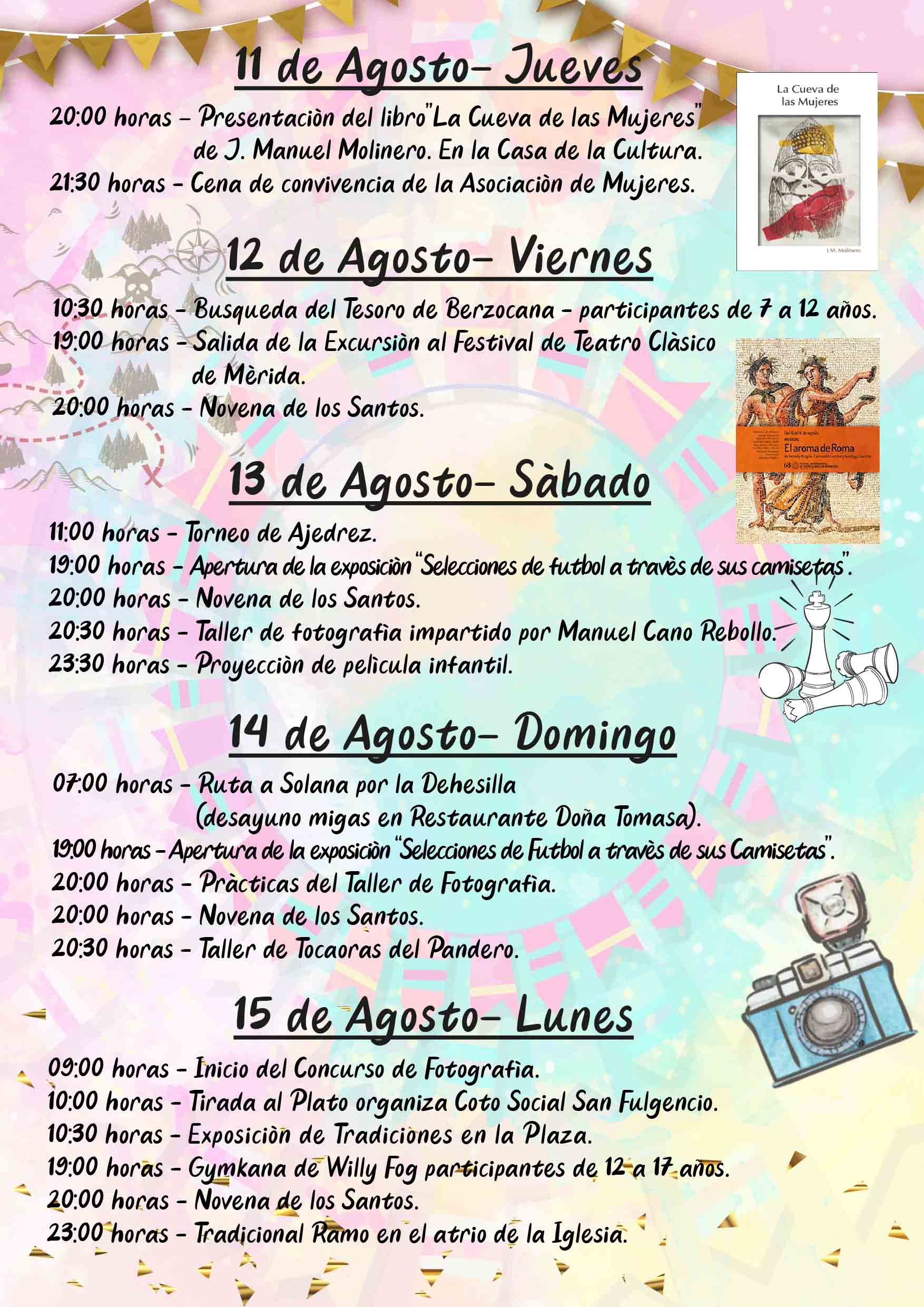 Programa de fiestas patronales 2022