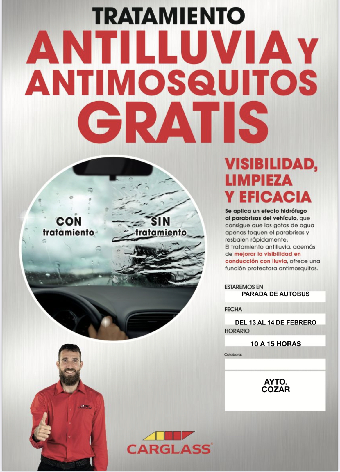 Tratamiento Antilluvia y Antimosquitos