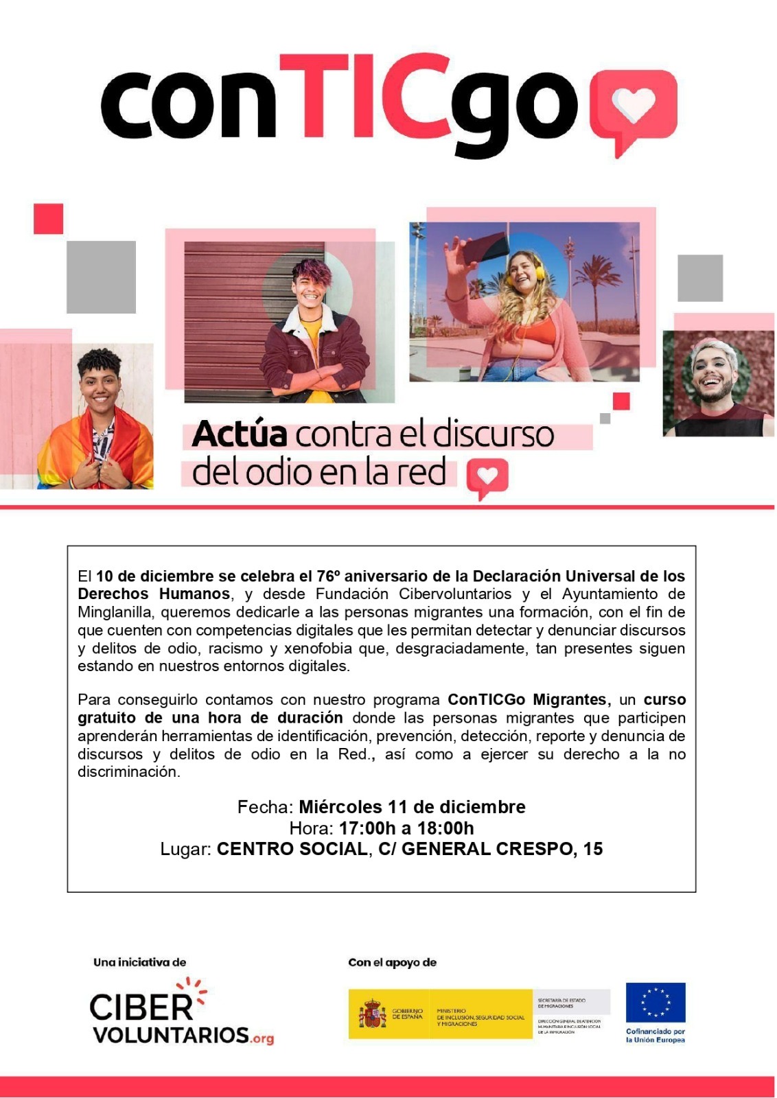 CURSO conTICgo CONTRA EL DISCURSO DE ODIO EN LA RED