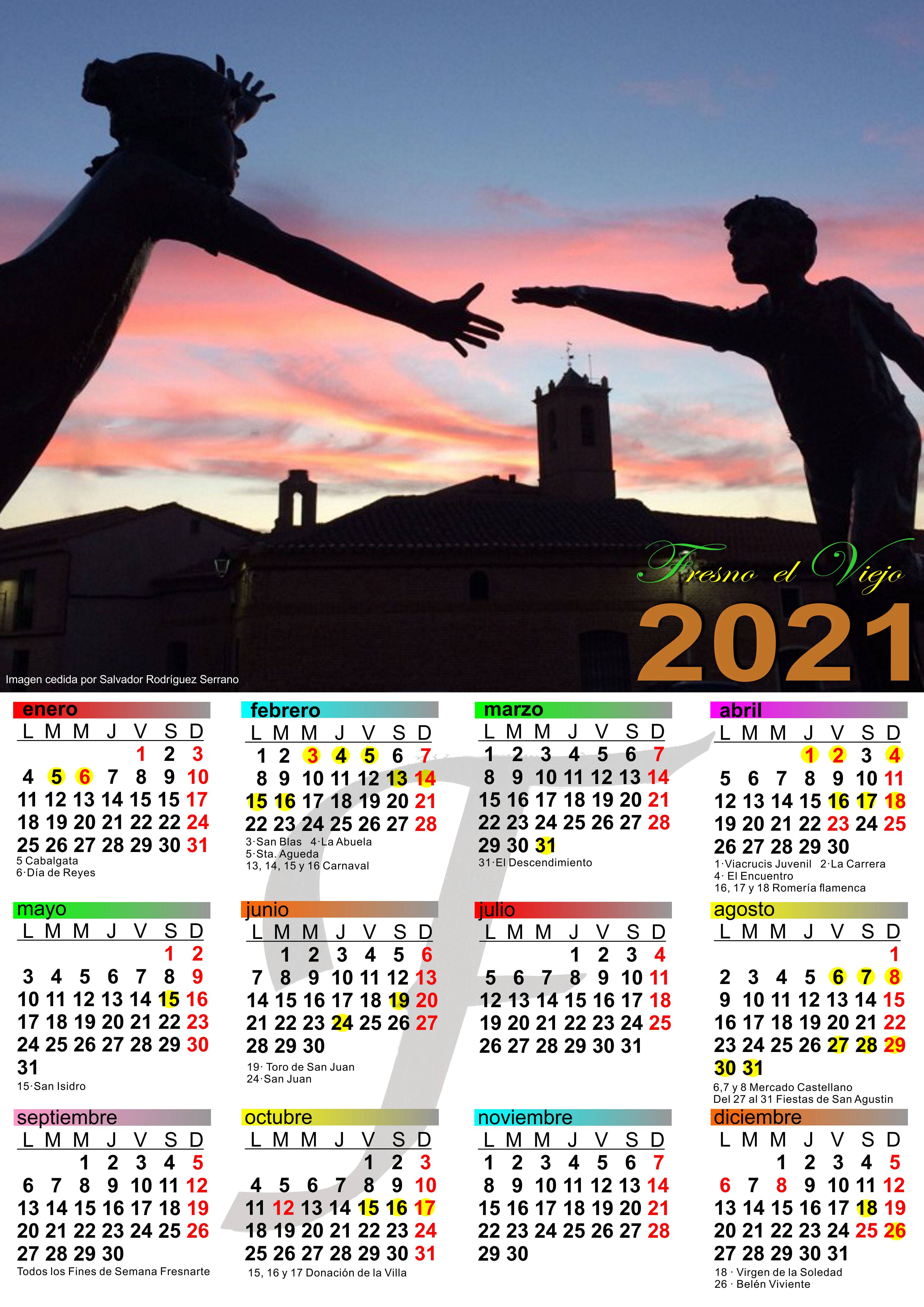 CALENDARIO DE FRESNO 2021