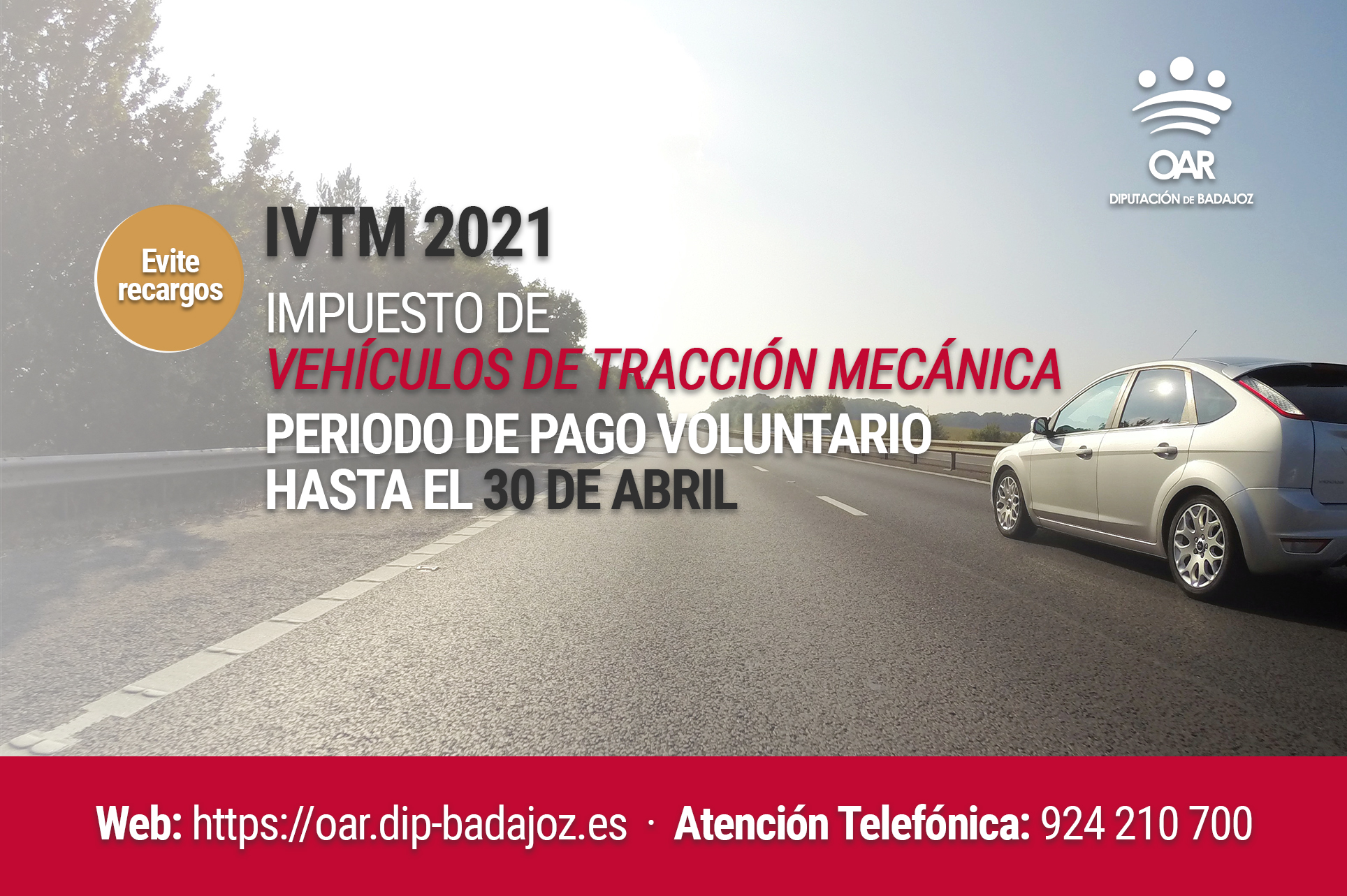 FIN DE PERIODO VOLUNTARIO PAGO IMPUESTO DE VEHÍCULOS