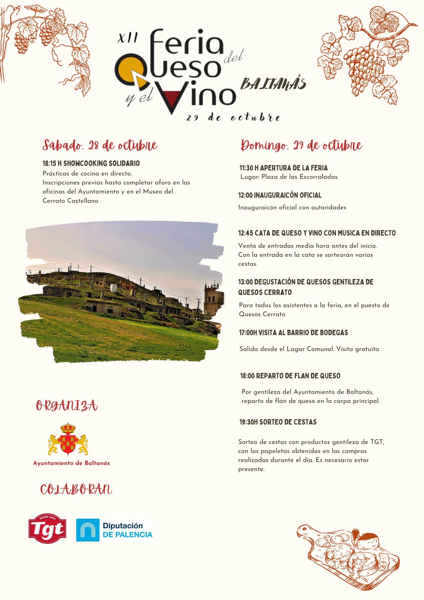 PROGRAMACIÓN XII FERIA DEL QUESO Y EL VINO