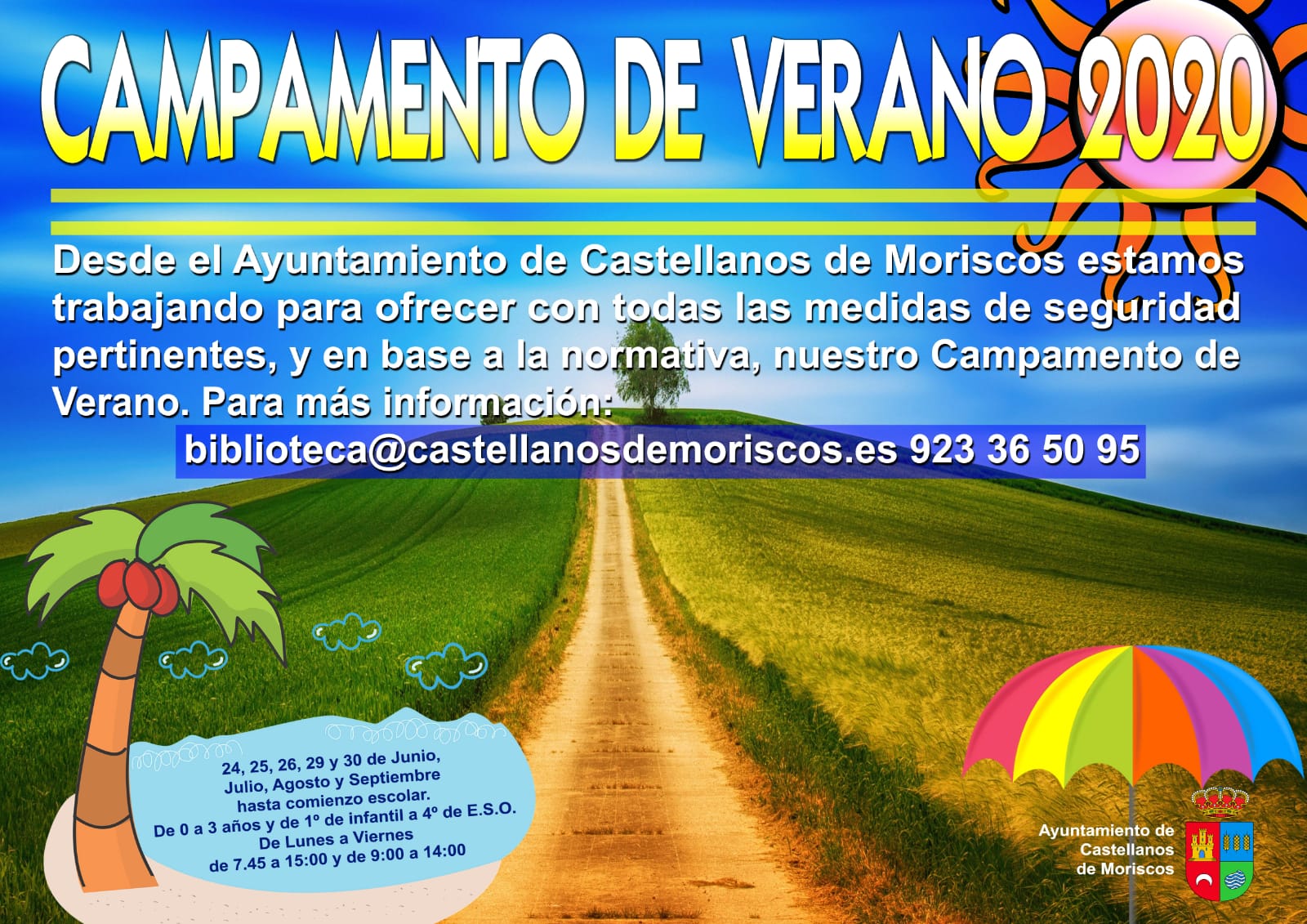 CAMPAMENTO DE VERANO 2020 EN CASTELLANOS DE MORISCOS