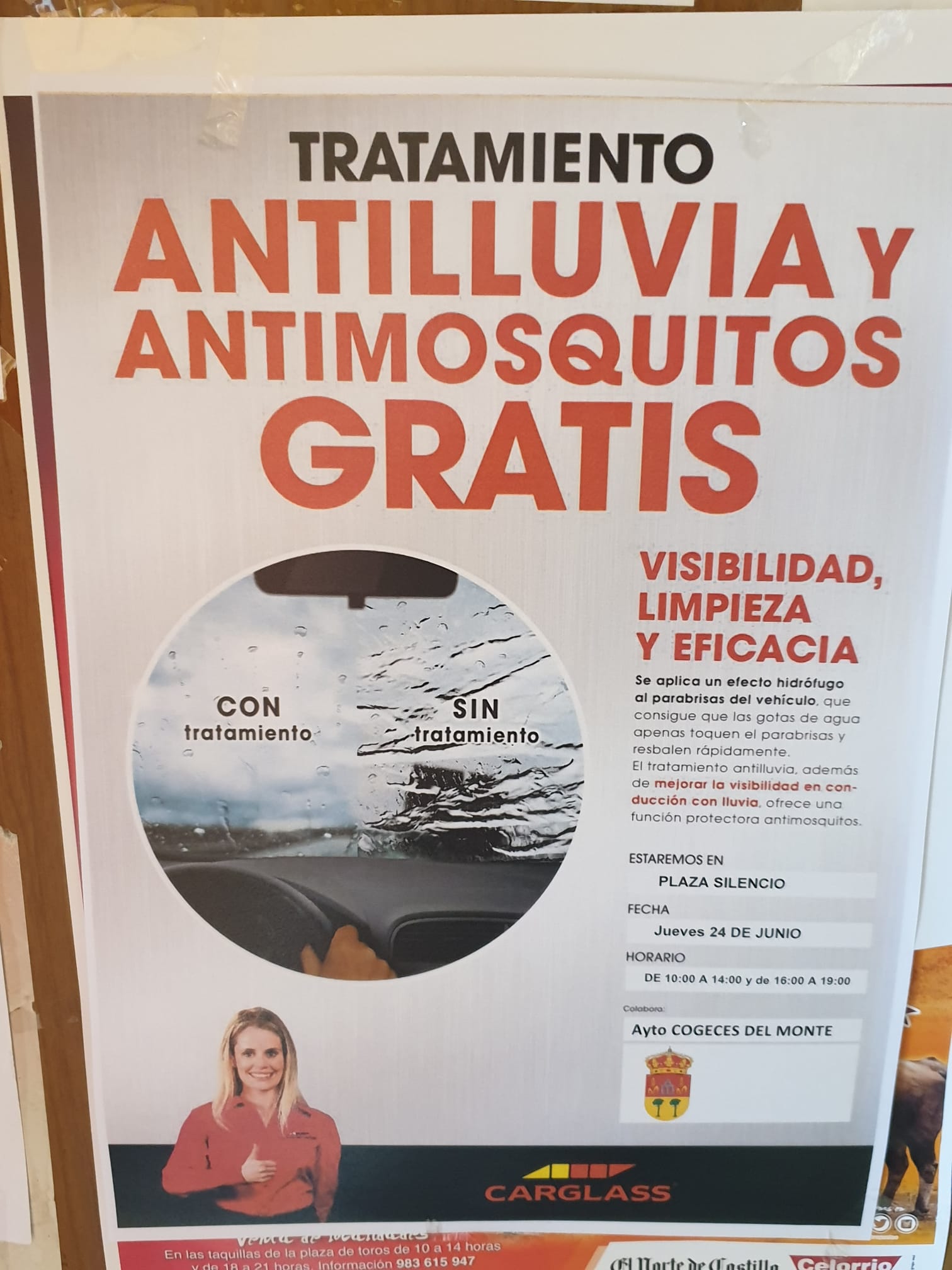 TRATAMIENTO ANTIMOSQUITOS Y ANTILLUVIA CARGLASS