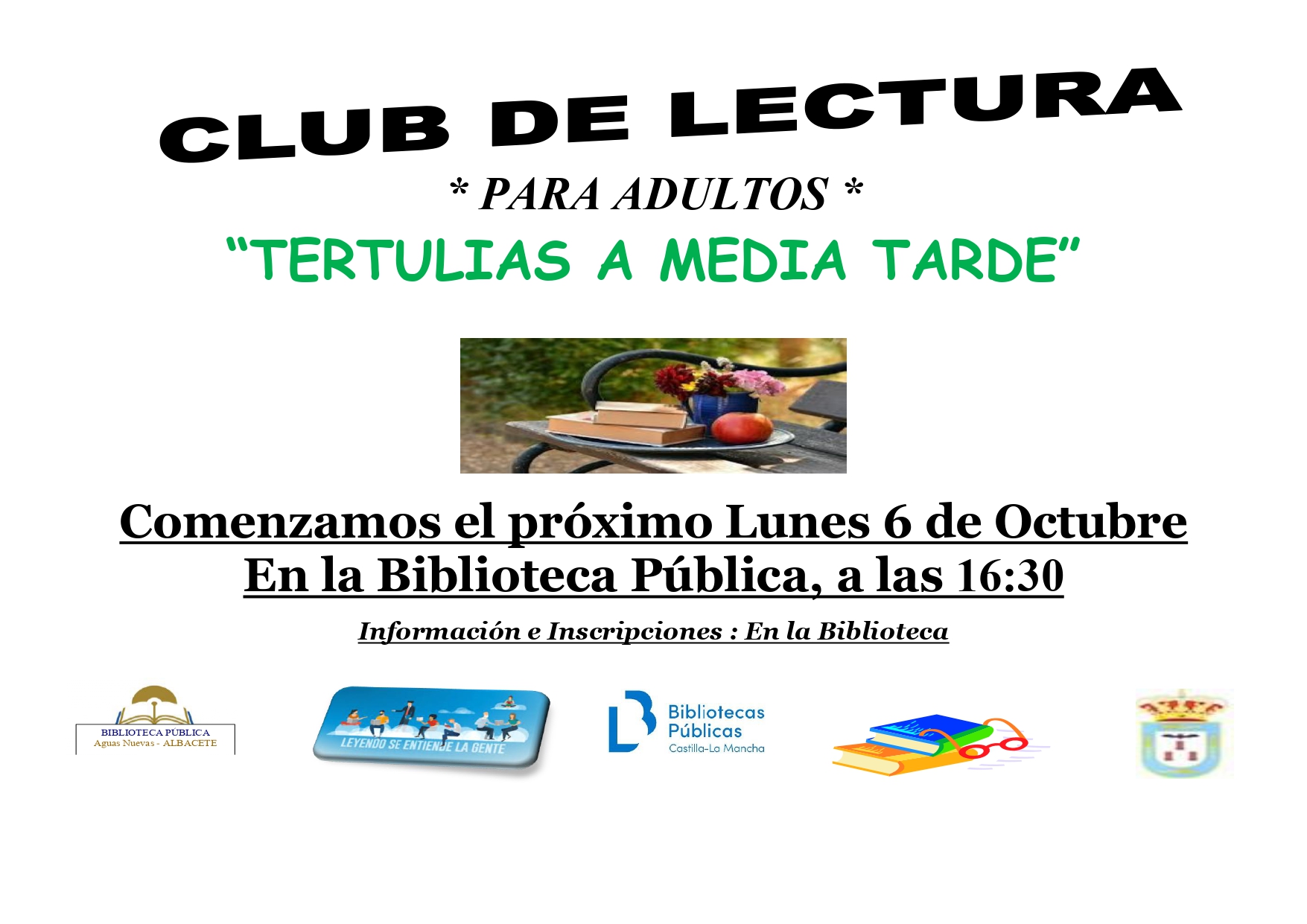 CLUB DE LECTURA DE LA BIBLIOTECA MUNICIPAL DE AGUAS NUEVAS