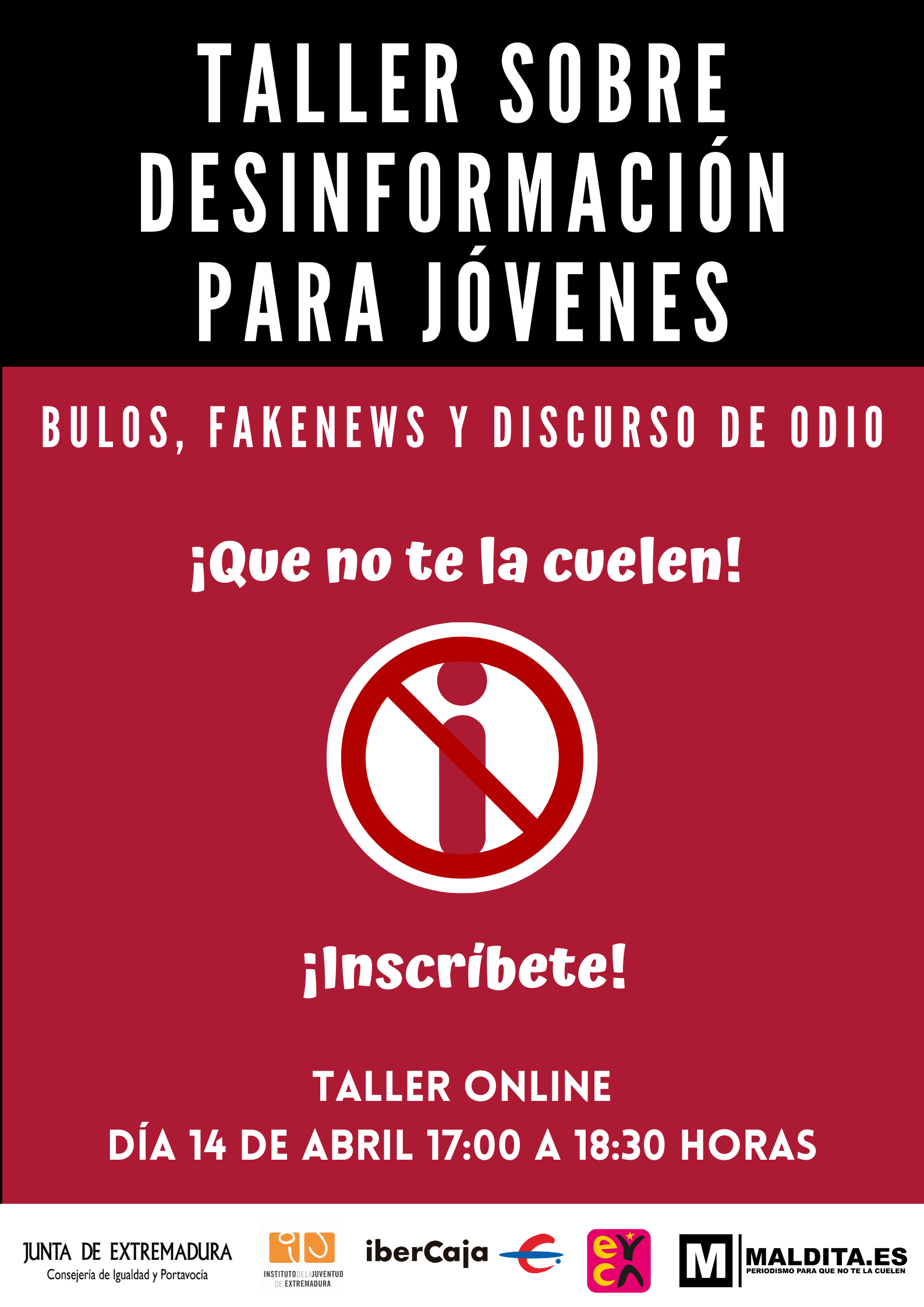 TALLER ONLINE SOBRE DESINFORMACI N PARA J VENES