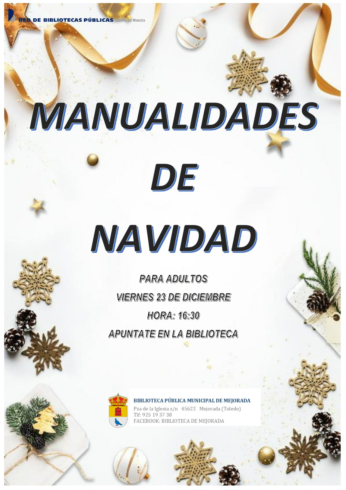 Taller de Manualidades de Navidad para adultos.