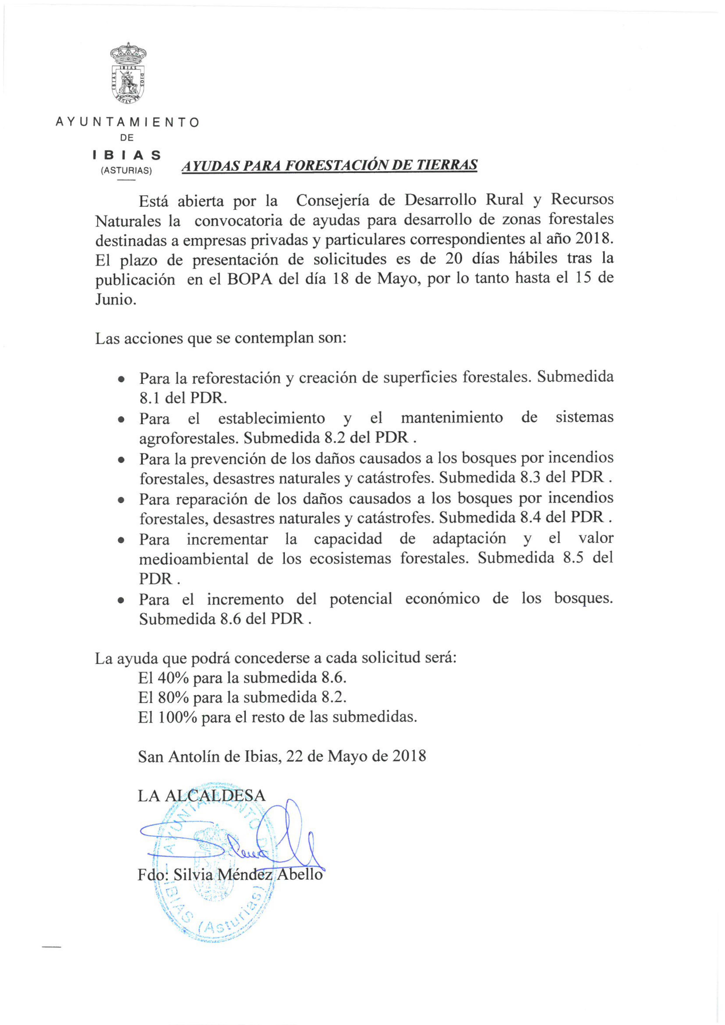 Abierta la convocatoria de ayudas para desarrollo de zonas forestales ...