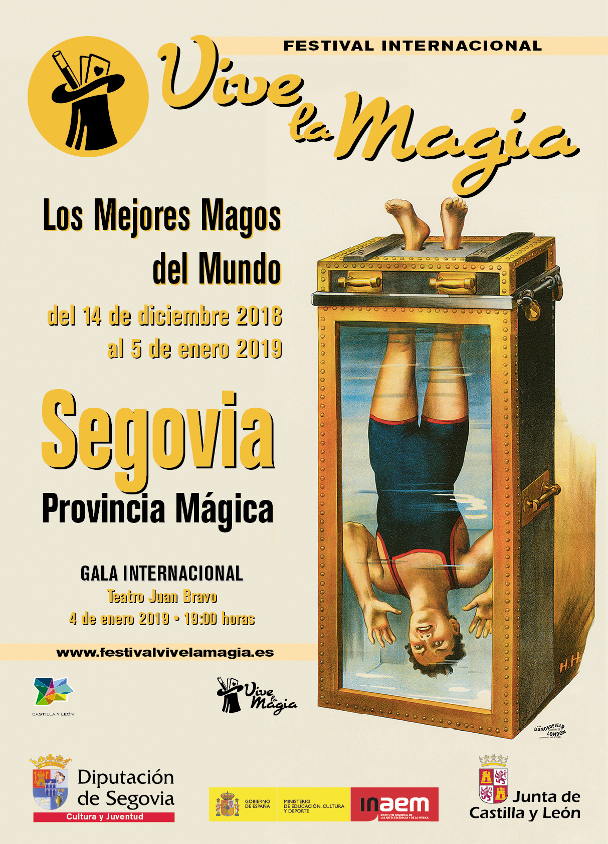 1900h Multiusos Festival Internacional de Magia “HUANG ZHENG” de China. Para todos los públicos.