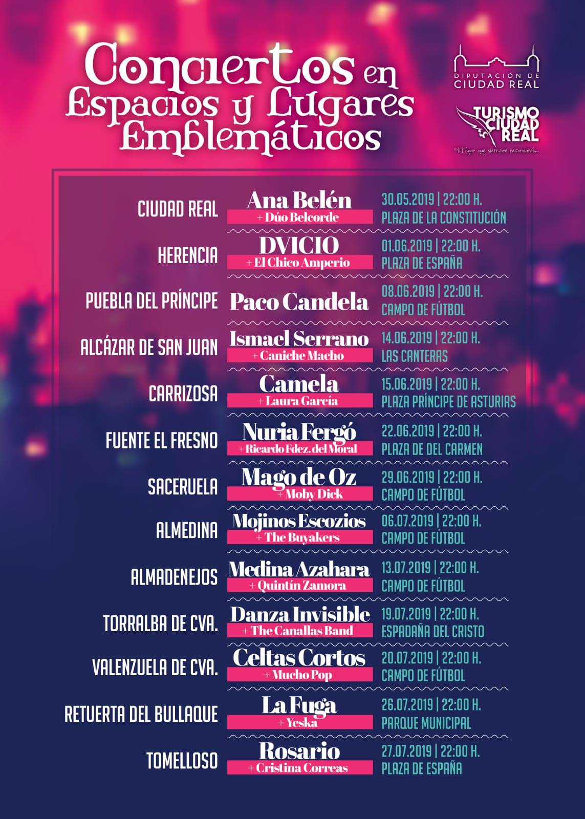 Conciertos en Espacios y Lugares Emblemáticos