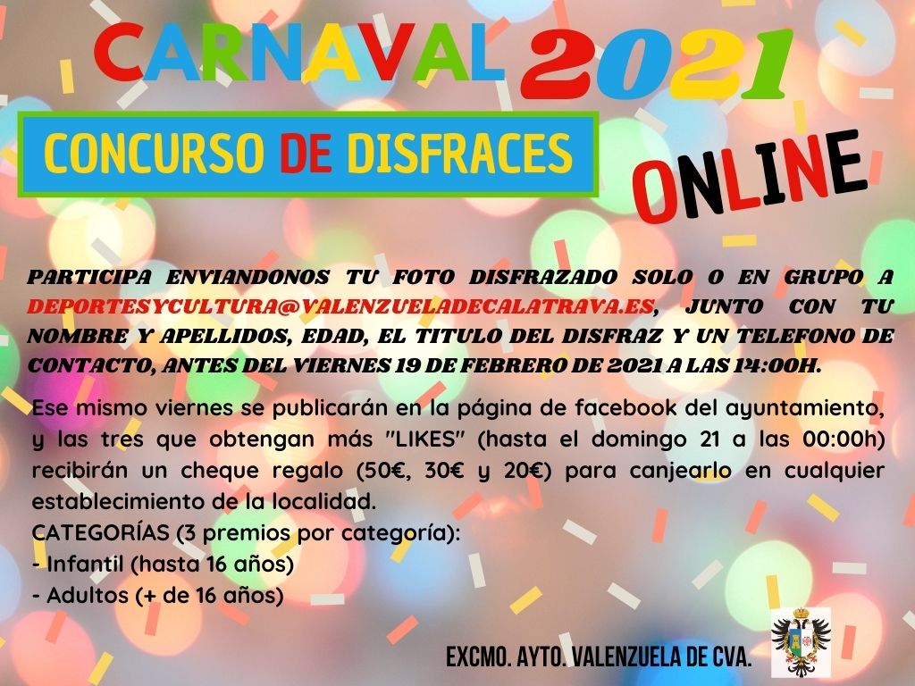 CONCURSO DE DISFRACES ONLINE