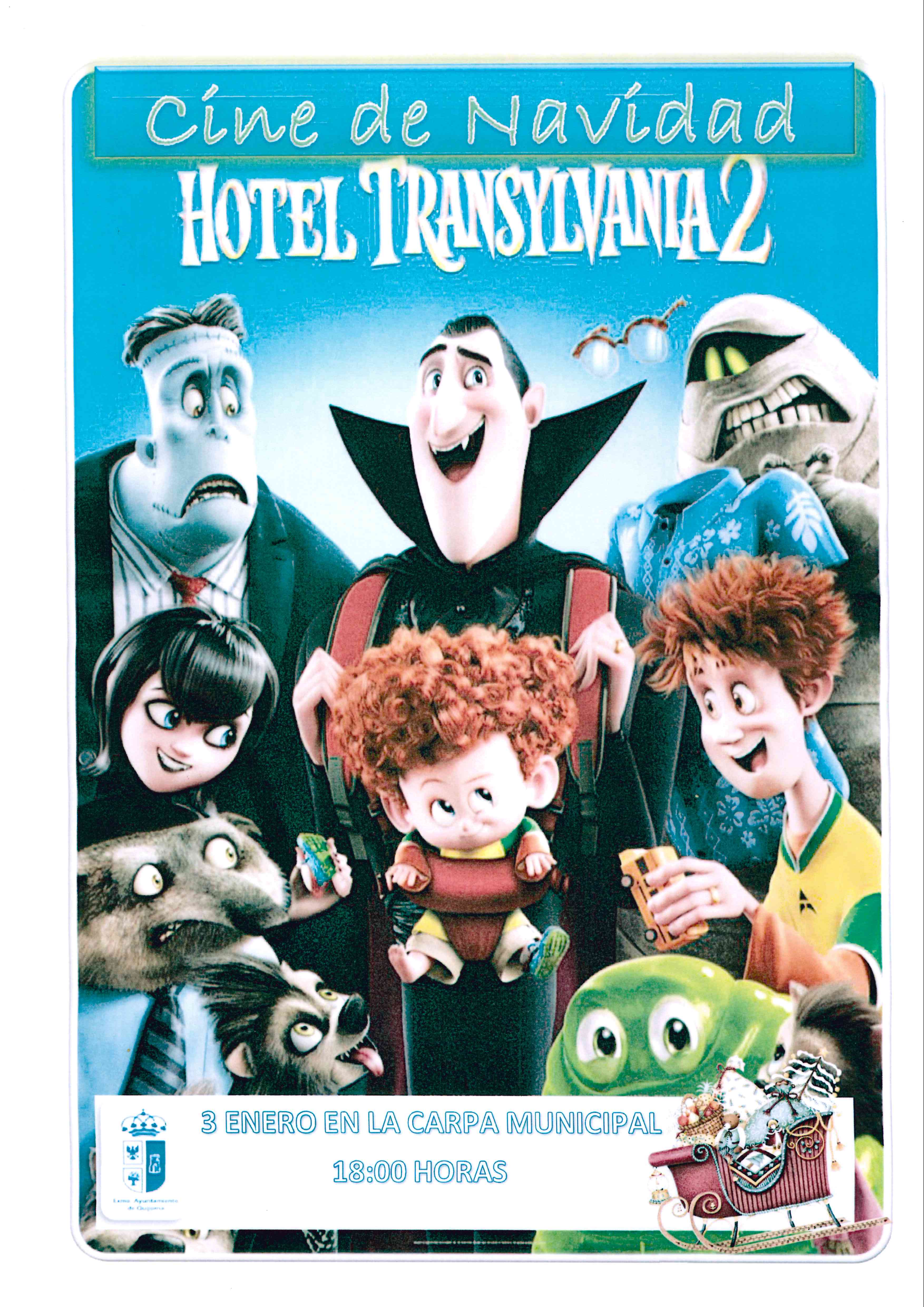 CINE DE NAVIDAD, HOTEL TRANSYLVANIA 2 CINE DE NAVIDAD, HOTEL TRANSYLVANIA 2