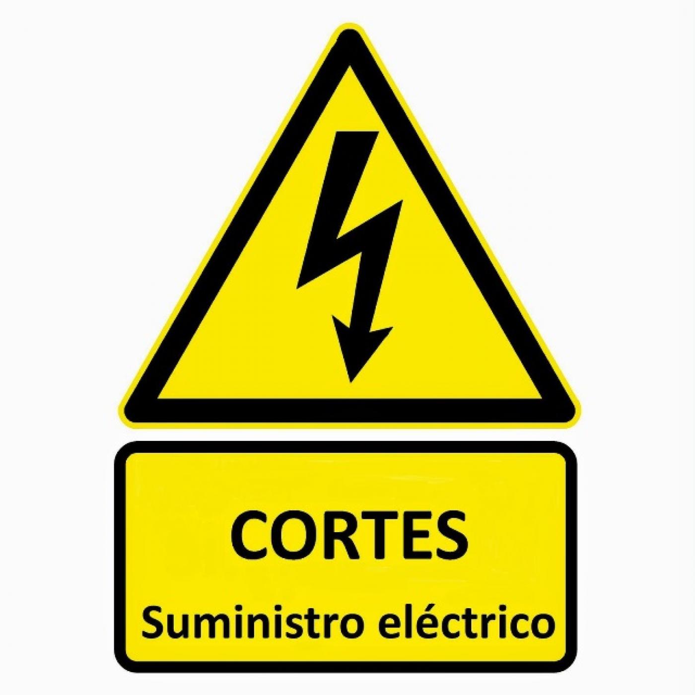 CORTES DE SUMINISTRO ELECTRICO PROGRAMADOS PARA LOS DIAS 5 Y 6 DE