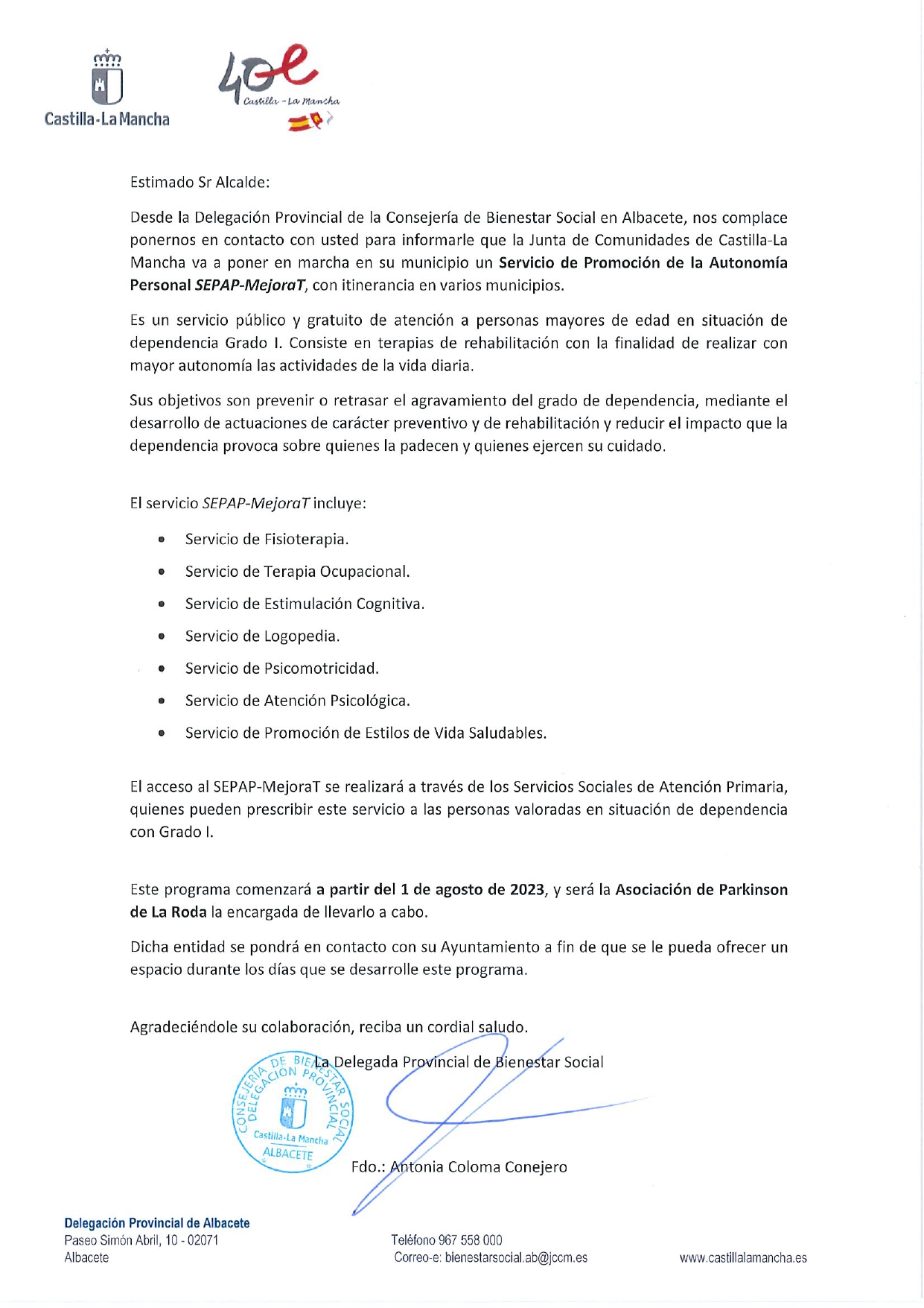 Sepap Servicio de Promoción de la Autonomía Personal SEPAP-MejoraT