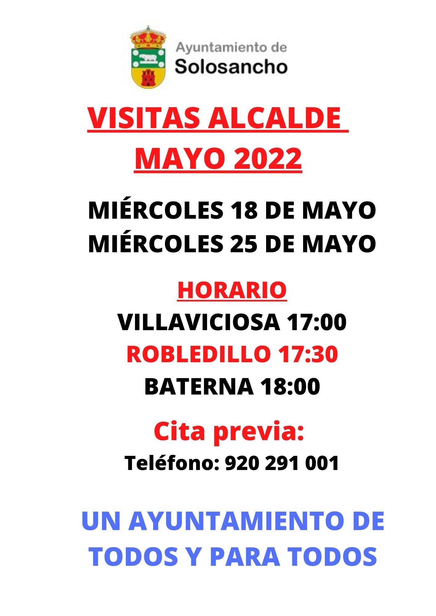 VISITAS ALCALDE MAYO 2022