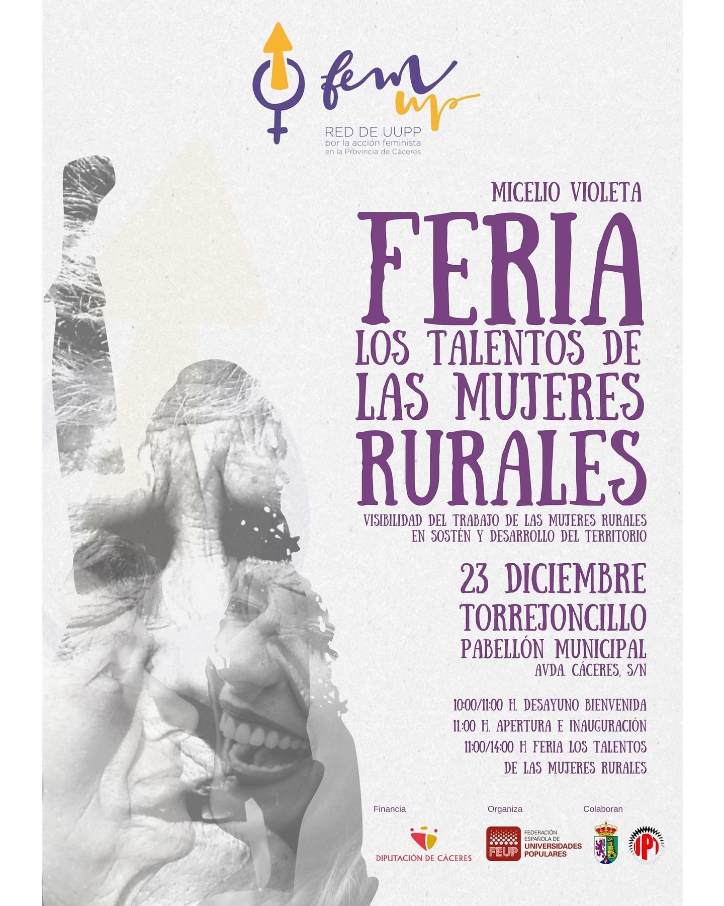 FERIA DE LOS TALENTOS DE LAS MUJERES RURALES MICELIO VIOLETA