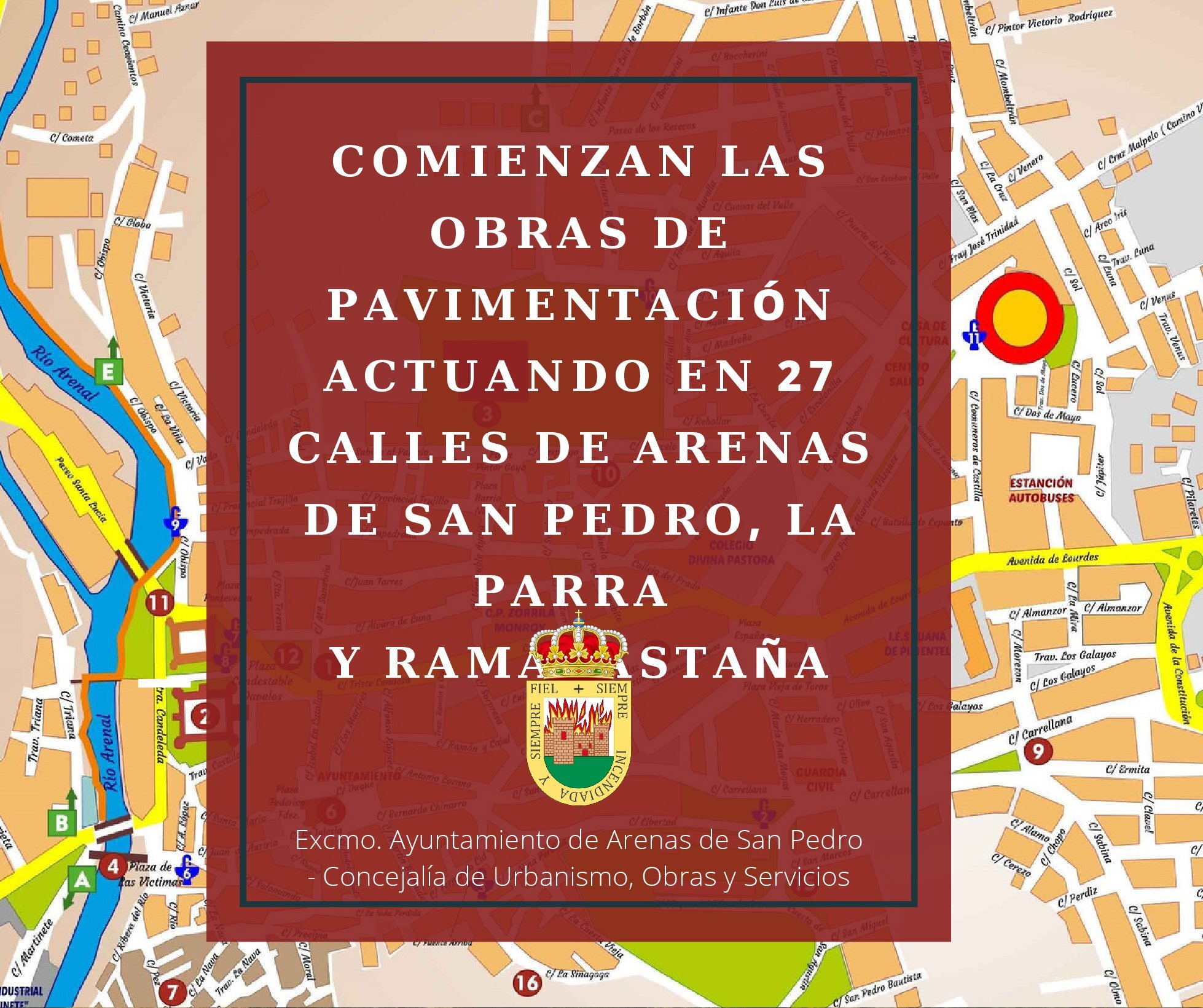 🚛🚧 𝐂𝐎𝐌𝐈𝐄𝐍𝐙𝐀𝐍 𝐋𝐀𝐒 𝐎𝐁𝐑𝐀𝐒 𝐃𝐄 𝐏𝐀𝐕𝐈𝐌𝐄𝐍𝐓𝐀𝐂𝐈Ó𝐍 𝐀𝐂𝐓𝐔𝐀𝐍𝐃𝐎 𝐄𝐍 27 𝐂𝐀𝐋𝐋𝐄𝐒 𝐃𝐄 𝐀𝐑𝐄𝐍𝐀𝐒 