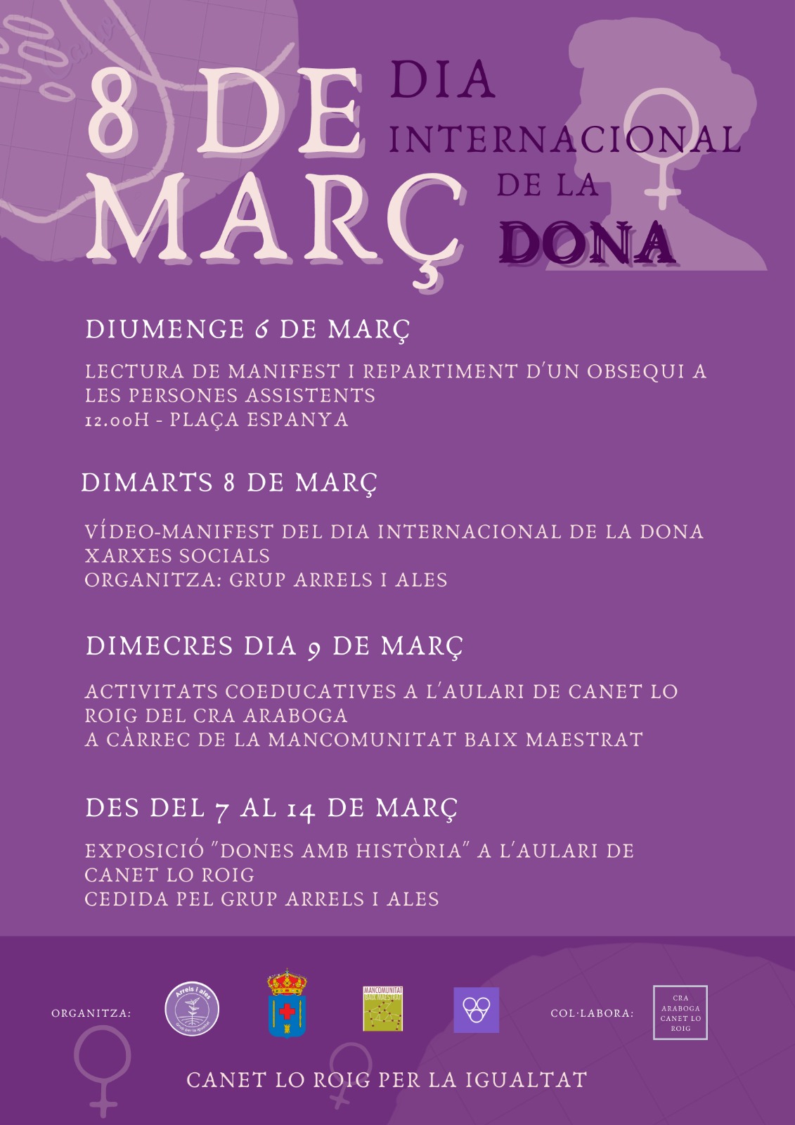 8 DE MARÇ DIA INTERNACIONAL DE LA DONA