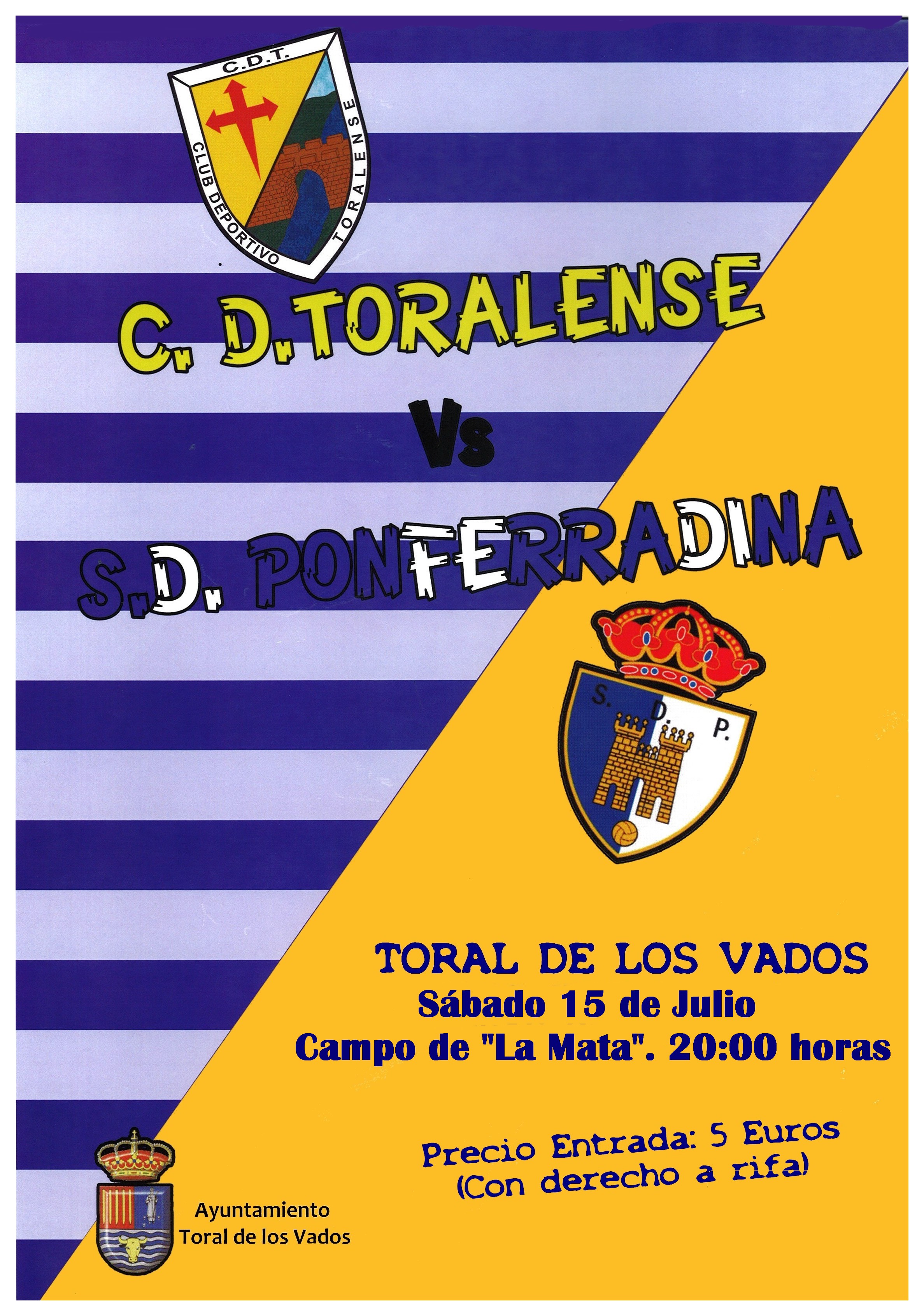 FÚTBOL: CD TORALENSE Vs SD PONFERRADINA 