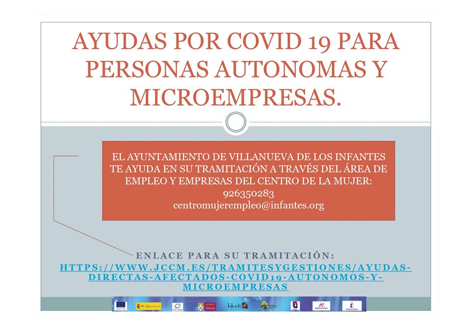 Ayudas por COVID 19 para personas autónomas y microempresas