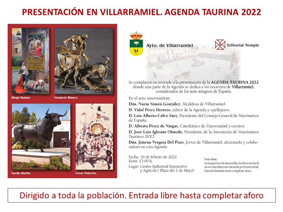 "Presentación de la Agenda Taurina en Villarramiel"