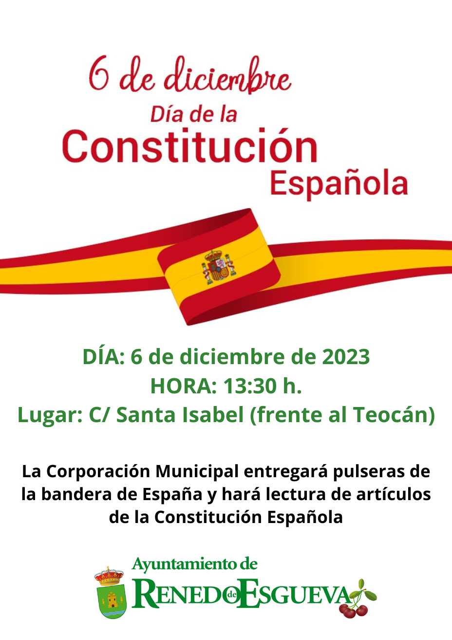 ACTO INSTITUCIONAL POR EL DÍA DE LA CONSTITUCIÓN ESPAÑOLA