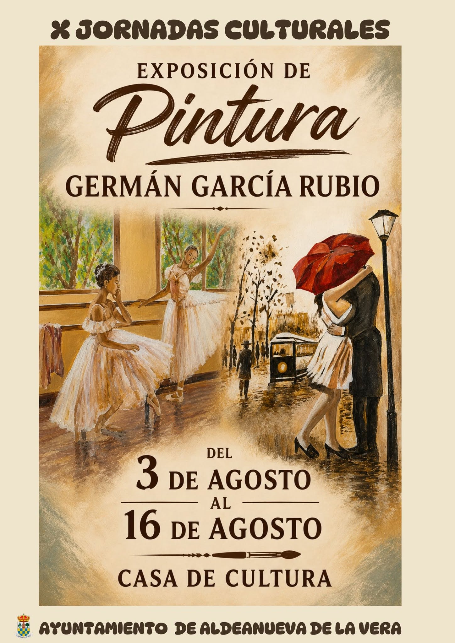 EXPOSICIONES DE PINTURA, ESCULTURA Y ACUARELA