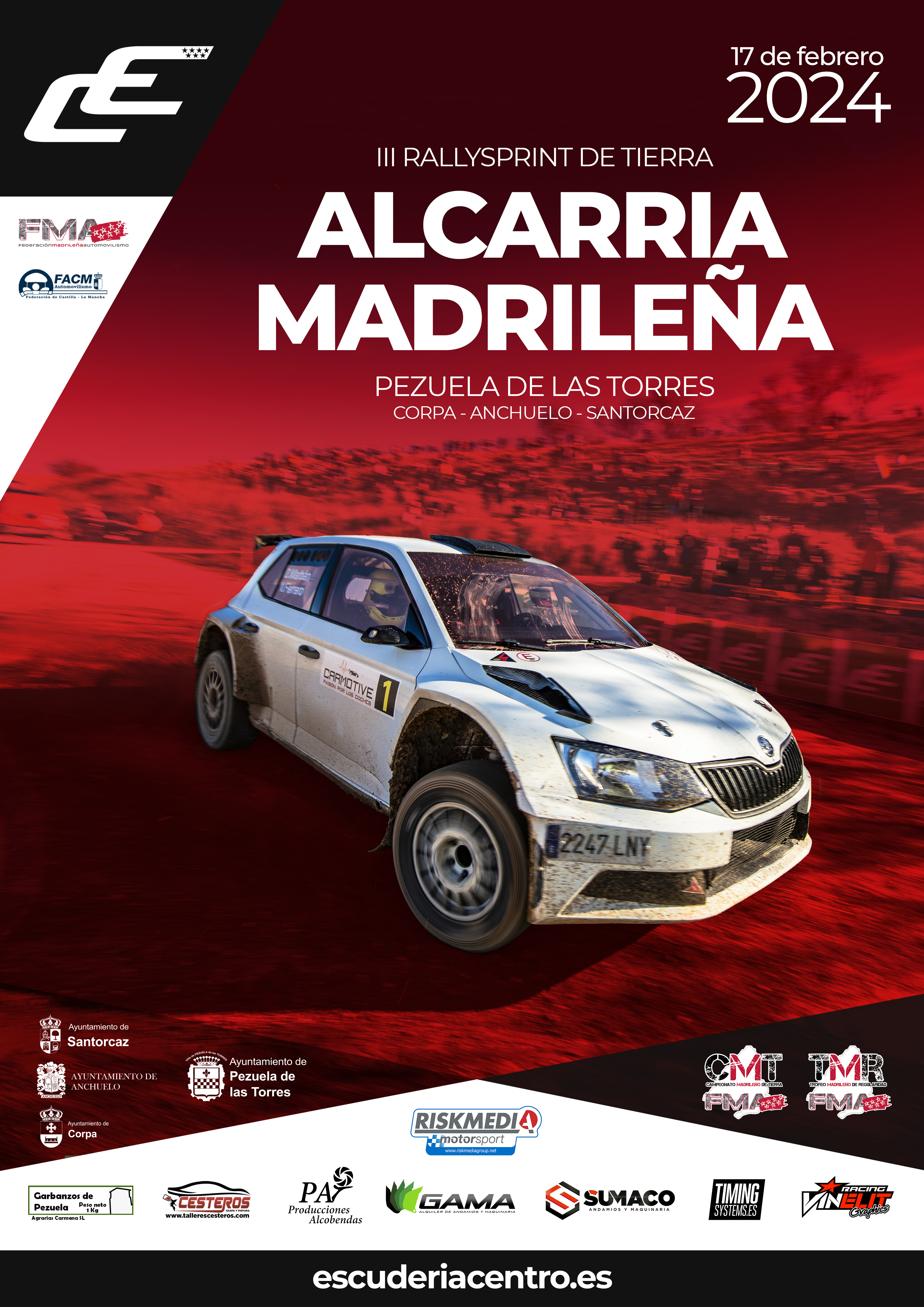 Alfombra infantil carretera Rally zona de juegos