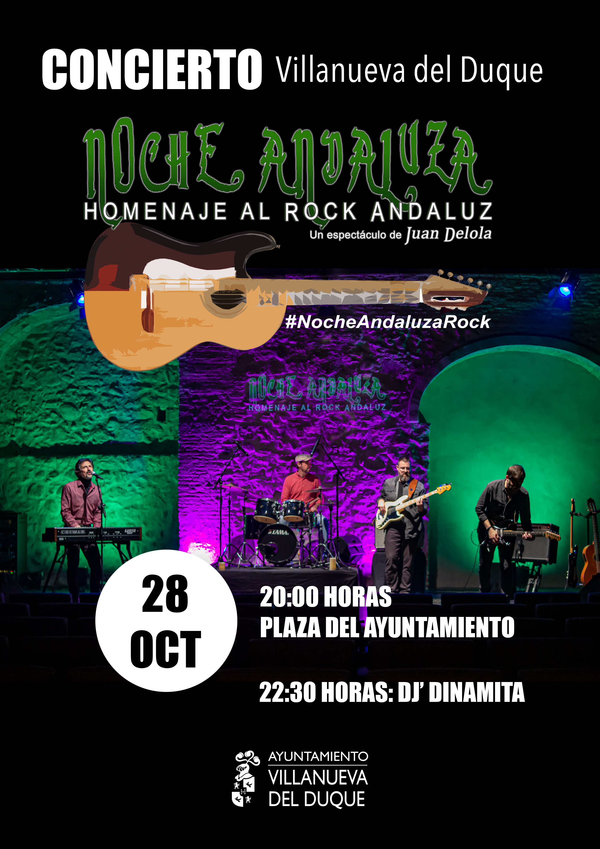 El concierto de Manolo García se aplaza al 10 de septiembre - Ayuntamiento  de Puertollano