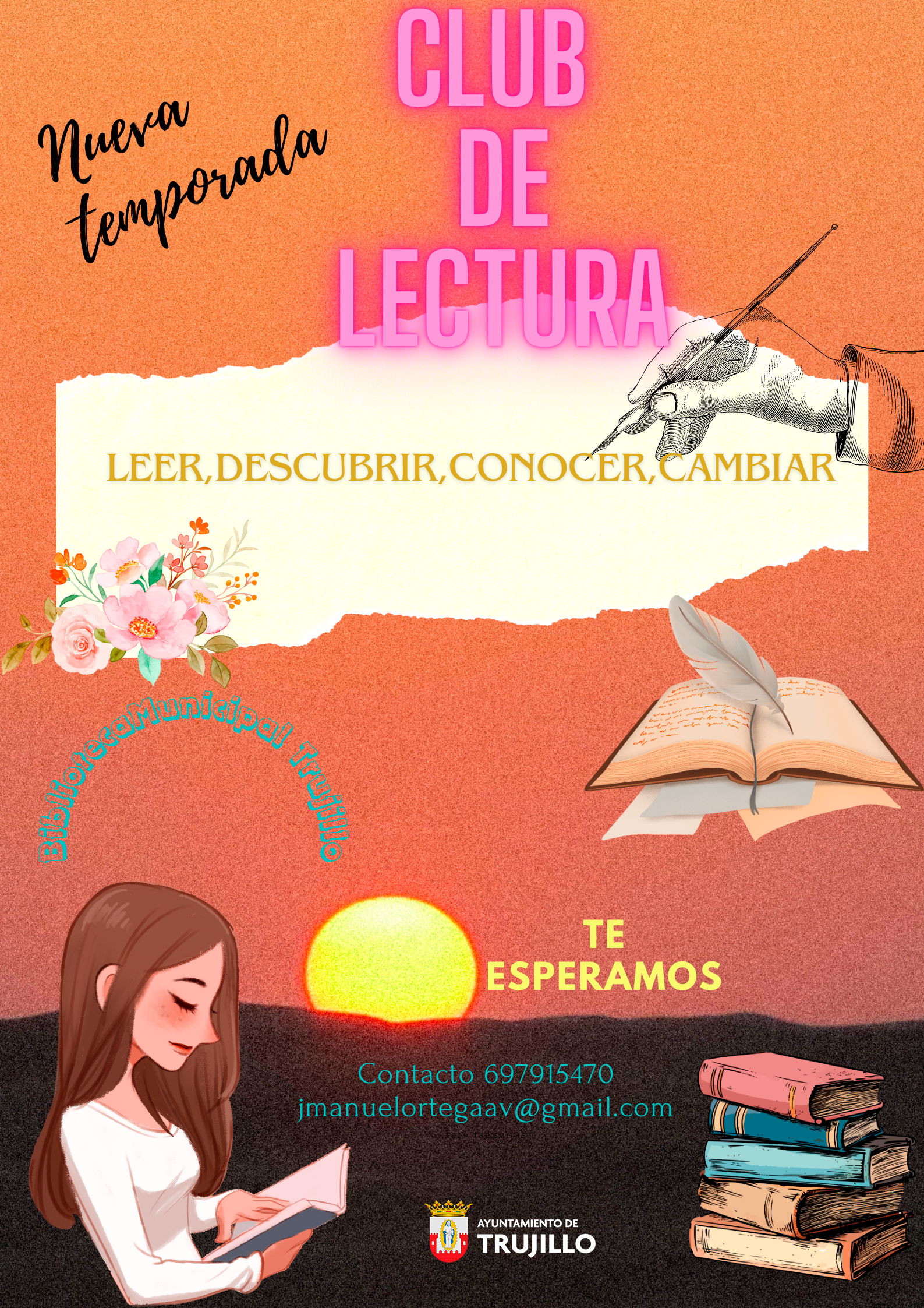 PRESENTACIÓN NUEVA TEMPORADA CLUB DE LECTURA BIBLIOTECA DE TRUJILLO.
