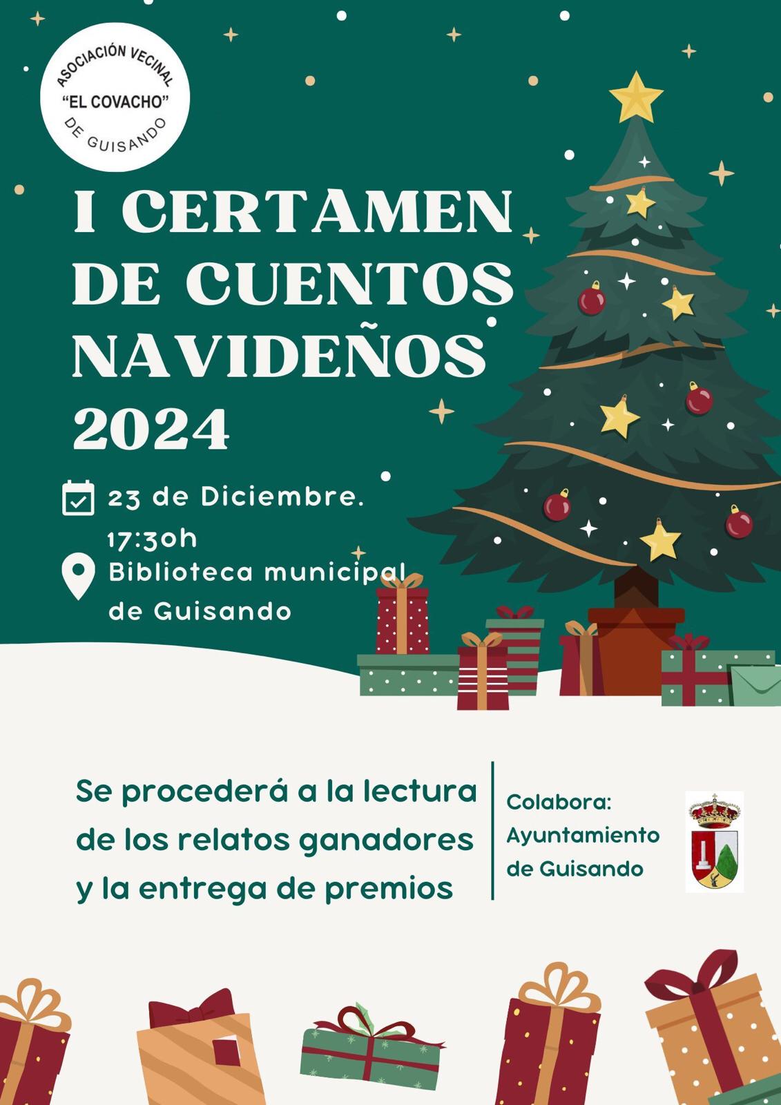 RECORDATORIO: I CONCURSO DE CUENTOS NAVIDEÑOS - ENTREGA DE PREMIOS