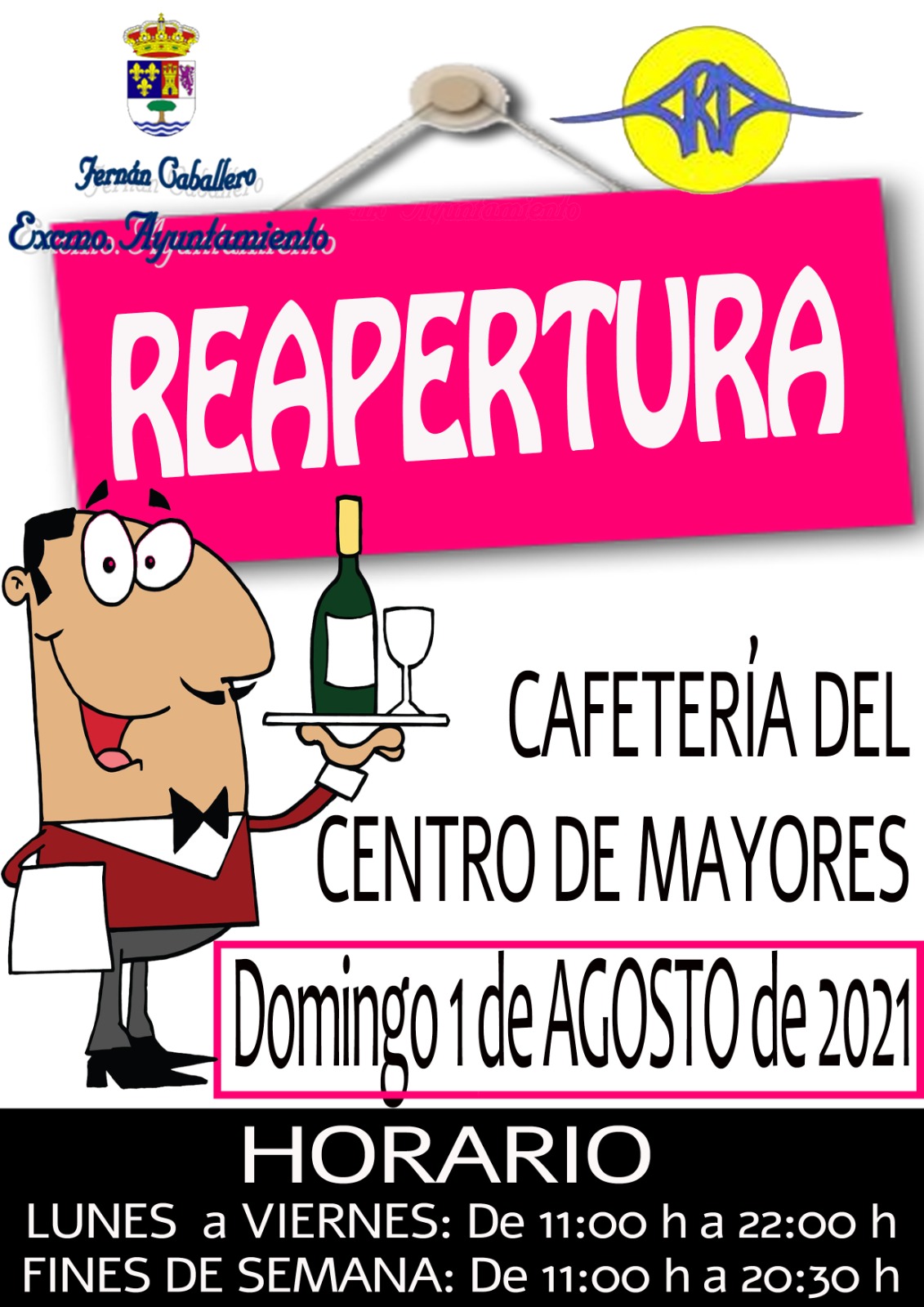 REAPERTURA DE LA CAFETERÍA DEL CENTRO DE MAYORES.